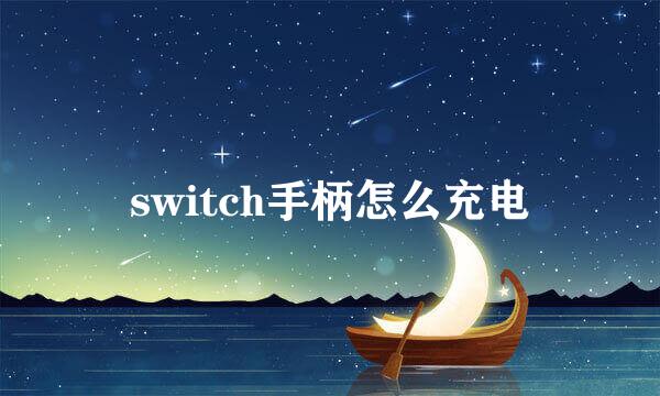 switch手柄怎么充电
