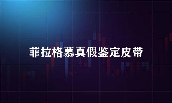 菲拉格慕真假鉴定皮带