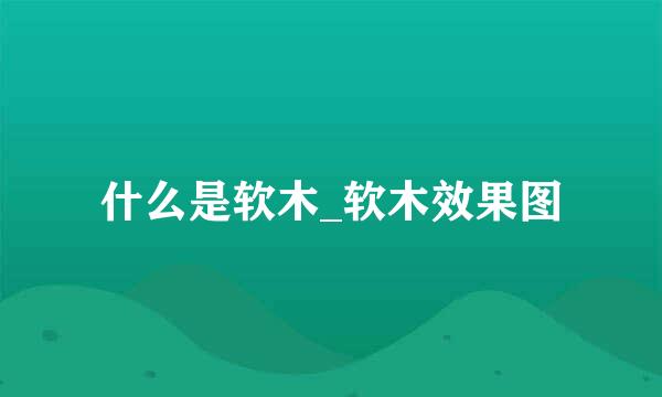 什么是软木_软木效果图