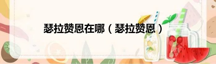 瑟拉赞恩在哪（瑟拉赞恩）