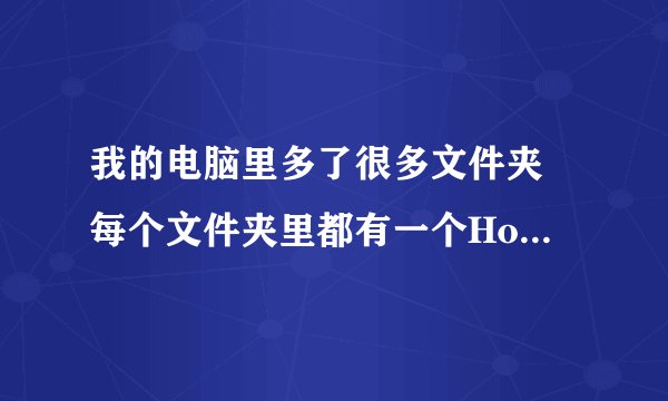 我的电脑里多了很多文件夹 每个文件夹里都有一个HotFixInstaller.exe 这是个什么文件 有用吗 怎么删除啊