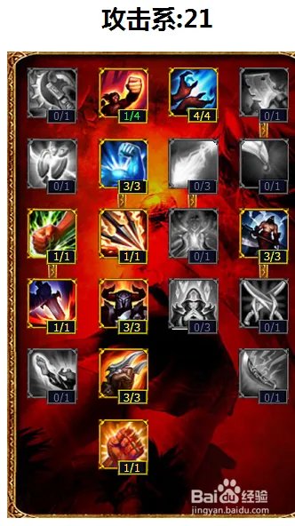 无双剑姬天赋加点图