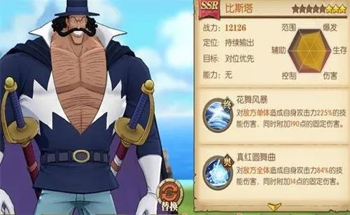 航海王燃烧意志比斯塔技能是什么