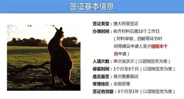 澳洲个人旅游签证需要什么条件