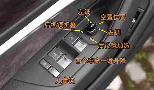 2010奥迪a4l每个按键功能图解