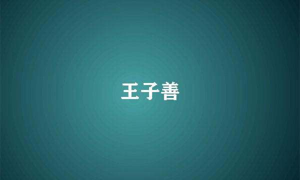 王子善
