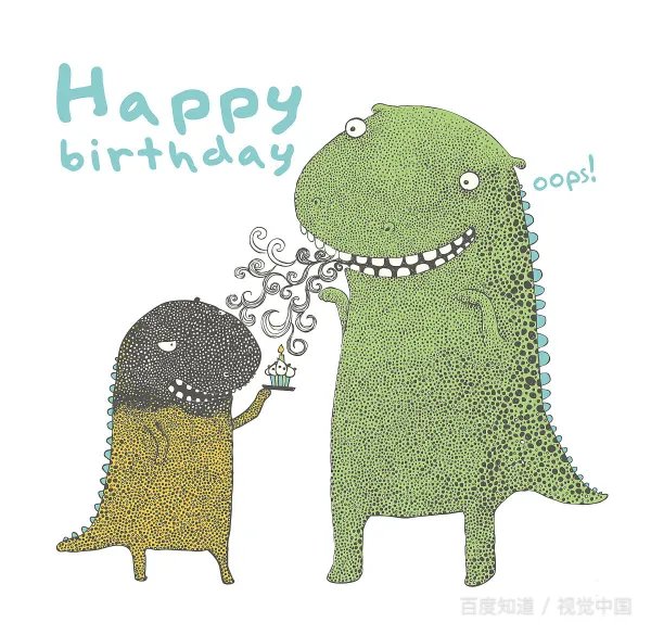 happy birthday~，这是什么意思？