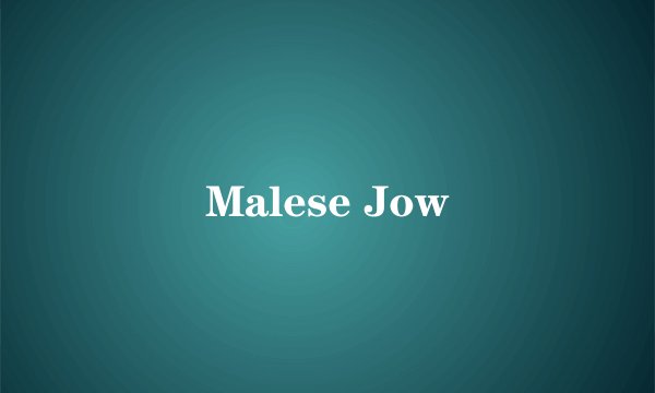Malese Jow