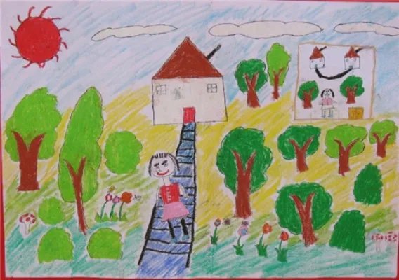 2020美丽乡村未来家园绘画作品精选