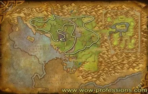 小编陪你玩魔兽世界 采矿1-600路线规划攻略