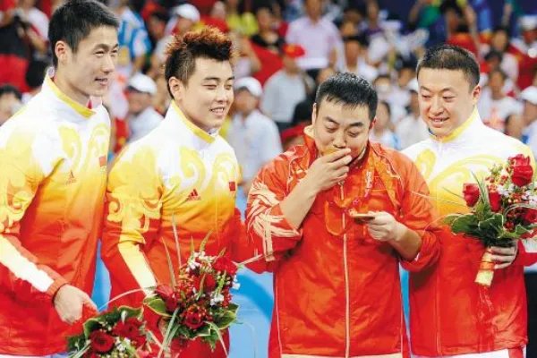北京奥运会乒乓球共产生多少枚金牌