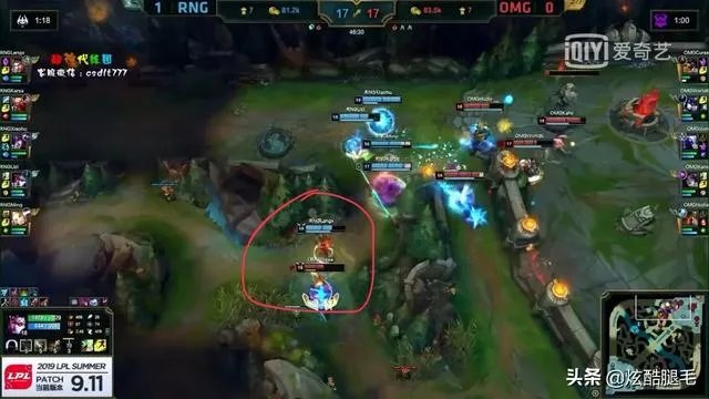 RNG战胜OMG再添战略武器,狼行杰斯意识拉满卖自己救下比赛,有多关键?