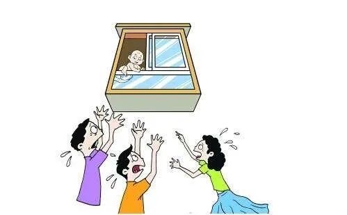 重庆小区居民拉棉被接住6楼坠落男童，物业：邻居看天气发现, 你怎么看？