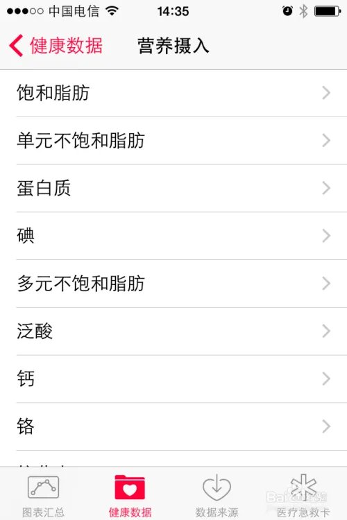 ios8健康设置
