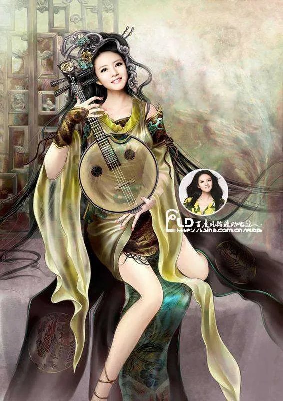 安以轩，范冰冰，林允儿合成图