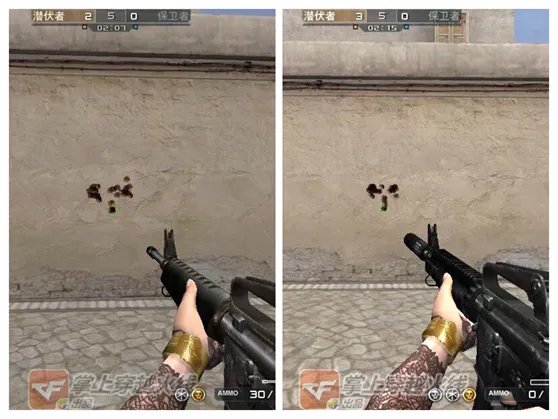 《CF》M16A4对比M16增强了多少