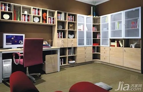 整体书柜效果图欣赏 整体书柜效果图解析
