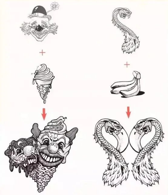 北服创意速写怎么画？