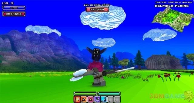 《我的世界》战斗版!《Cube World》复古画面截图