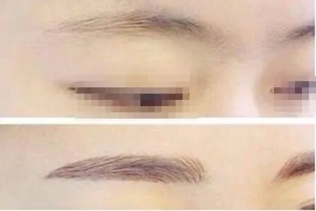 半永久纹眉效果图