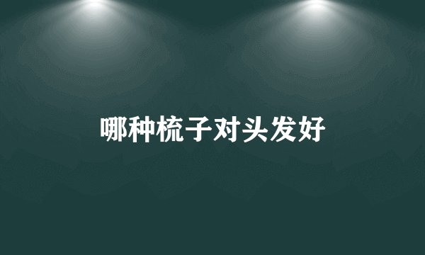 哪种梳子对头发好
