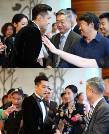 《伪装者》明镜明台再合体 胡歌全程紧牵“姐姐”的手显甜蜜