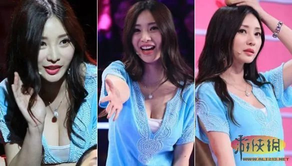 柳岩穿低胸装大秀身材 俯身露沟尽显极致诱惑