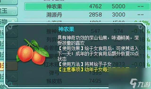 神武子女知识教导答案及用途 附孩子门派选择及培养攻略