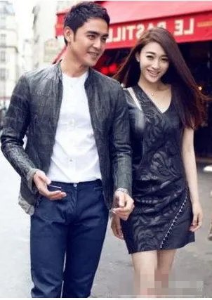 李小冉和明道图片流传网络  跟着他们漫步欧洲