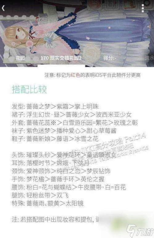 暖暖环游世界现实交错花园套装搭配攻略 平民s级高分攻略