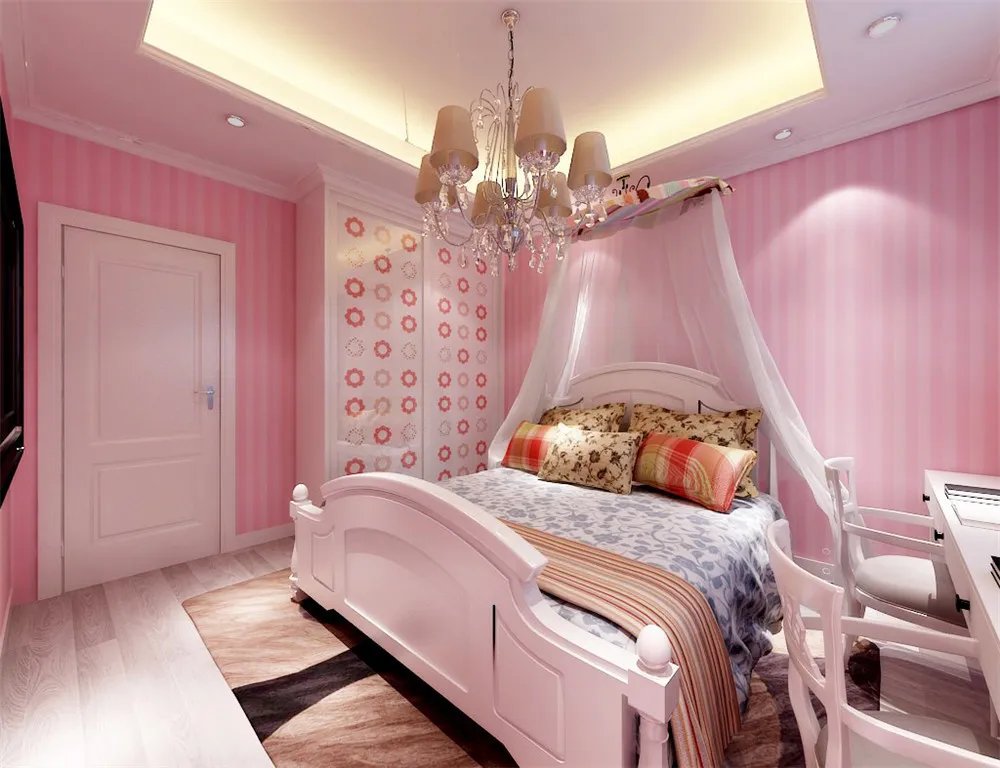 想给孩子一个良好的读书环境,就看这套儿童卧室装修效果图吧!