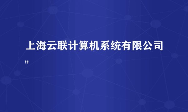 上海云联计算机系统有限公司