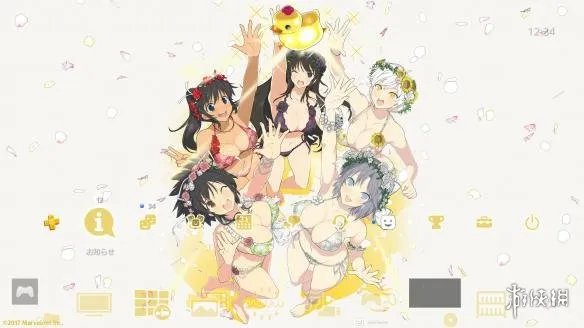 清凉福利萌妹子&怀旧像素打飞机 PS4免费主题发布！