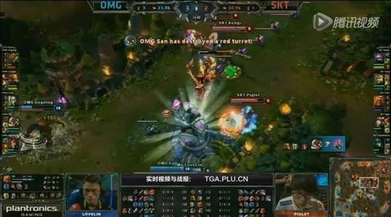[CHINA]OMG对战SKT1 连战连捷，爷就是猛。