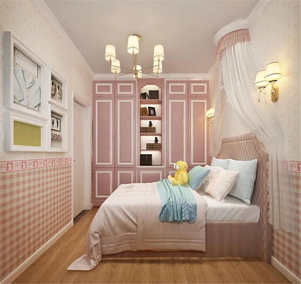 想给孩子一个良好的读书环境,就看这套儿童卧室装修效果图吧!