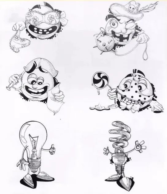 北服创意速写怎么画？