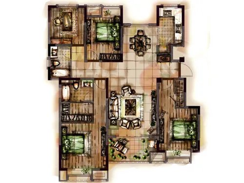 花园洋房户型 6种风格领略洋房风采