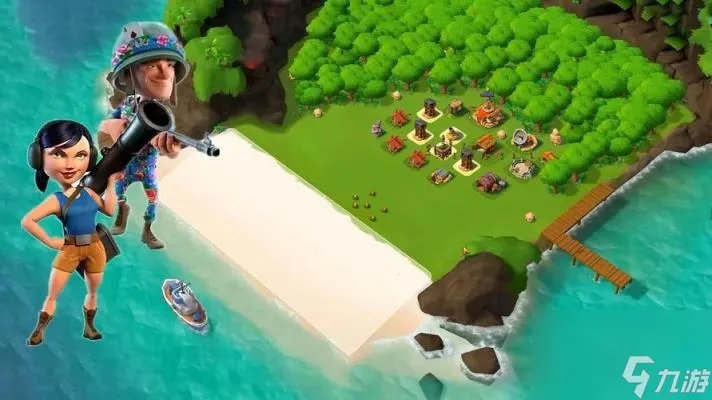 海岛奇兵10本最强防御阵型图-海岛奇兵10本防野人靠山阵容