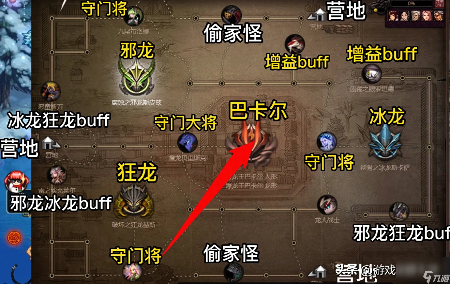 DNF巴卡尔之城怎么过 地下城巴卡尔之城怪物分布介绍