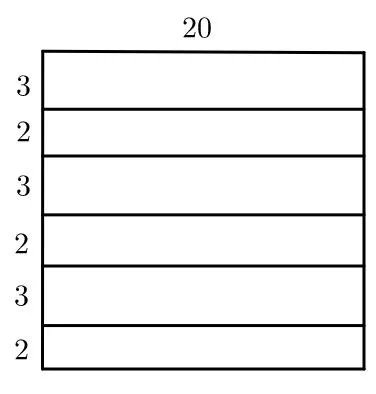 如图是一个三级台阶，它的每一级的长、宽、高分别为$20\text{dm}$、$3\text{dm}$、$2\text{dm}$．$A$和$B$是这个台阶上两个相对的端点，点$A$处有一只蚂蚁，想到点$B$处去吃可口的食物，则蚂蚁沿着台阶面爬行到点$B$的最短路程为 __________ $\text{dm}$．