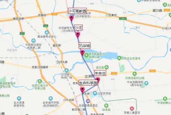 2021北京地铁昌平线路图 北京地铁昌平线站点图及运营时间表