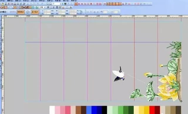 解密独绣刺绣墙布的生产