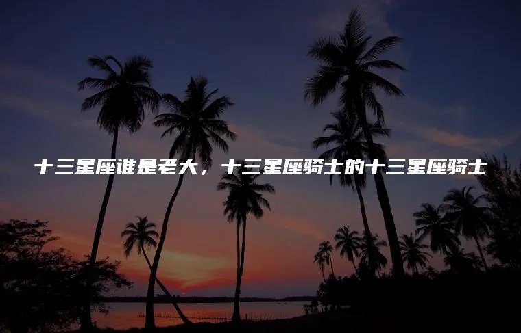 十三星座谁是老大，十三星座骑士的十三星座骑士
