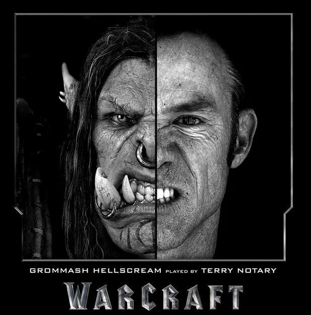 《魔兽》发布角色对比照 吴彦祖终于现真身