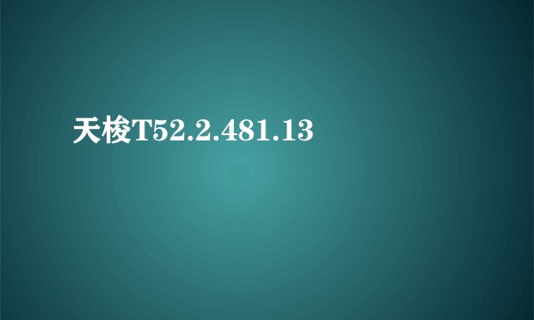天梭T52.2.481.13