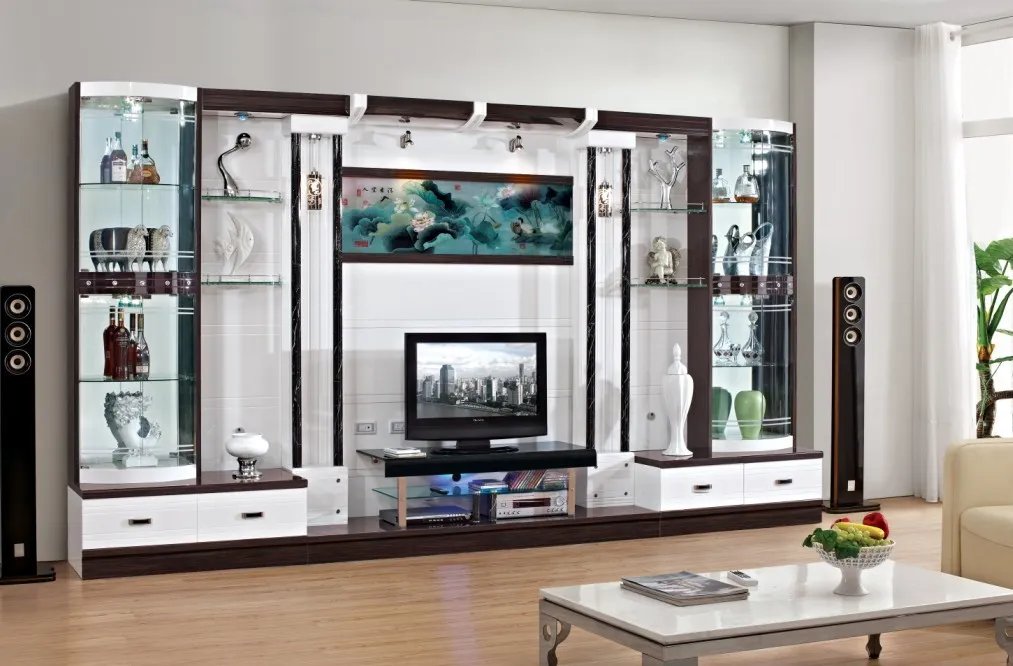 电视组合柜图片大全 客厅电视柜要怎么搭配