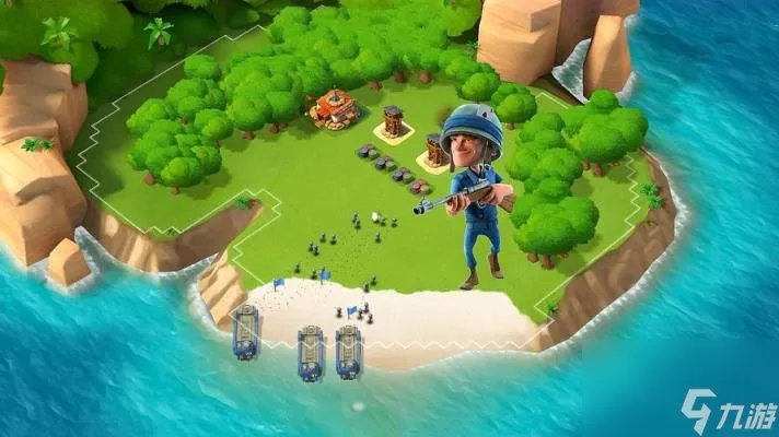 海岛奇兵10本最强防御阵型图-海岛奇兵10本防野人靠山阵容