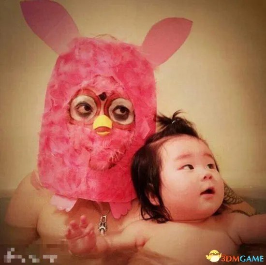 日本逗比父女泡澡照片走红网络 蠢萌犯二又有爱