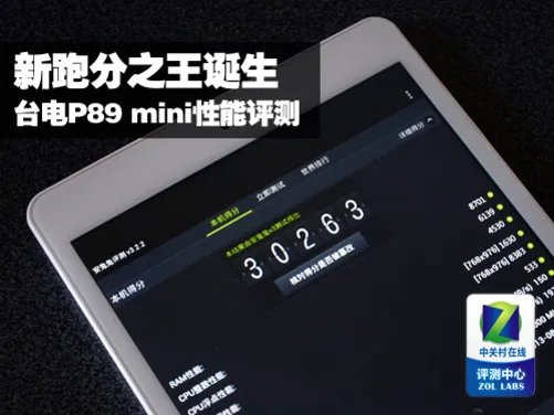 新跑分之王诞生 台电P89 mini性能评测