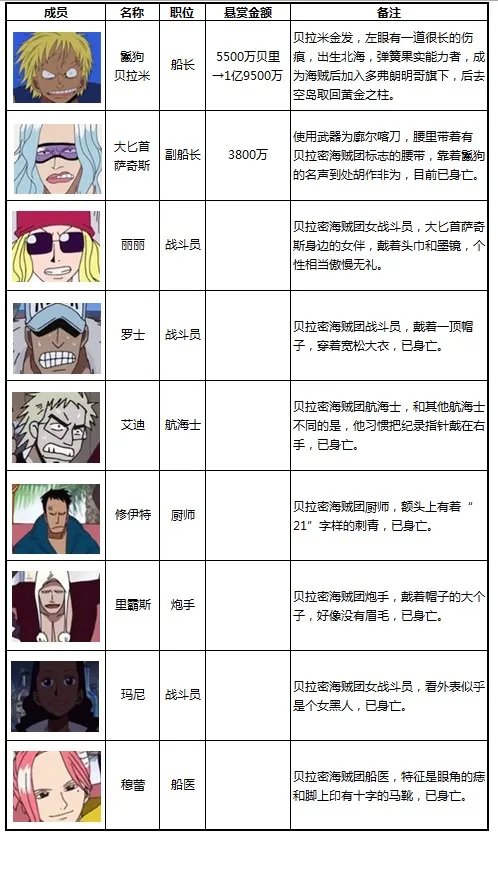 启航！在信念的旗帜带领下 贝拉米海贼团